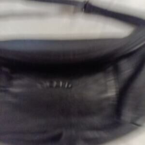 Picard Black Leather Waist Bag Unisex Adjustable Pockets Fanny Pack Vintage